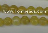 COP333 15.5 inches 10mm round yellow opal gemstone beads wholesale