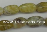 COP341 15.5 inches 10*14mm – 14*20mm nuggets yellow opal gemstone beads