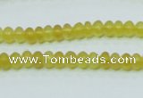 COP350 15.5 inches 4*6mm rondelle yellow opal gemstone beads wholesale