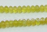 COP351 15.5 inches 5*8mm rondelle yellow opal gemstone beads wholesale