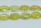 COP362 15.5 inches 10*14mm oval yellow opal gemstone beads wholesale