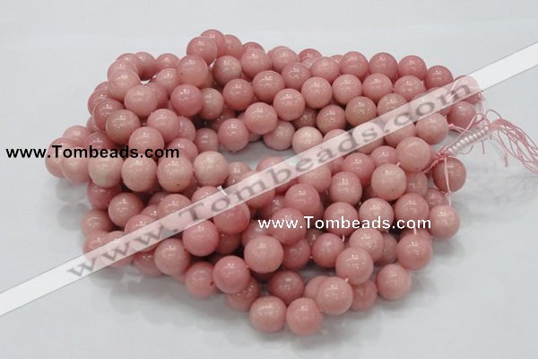 COP406 15.5 inches 14mm round Chinese pink opal gemstone beads