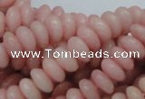 COP408 15.5 inches 5*10mm rondelle Chinese pink opal gemstone beads