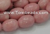 COP410 15.5 inches 13*18mm rice Chinese pink opal gemstone beads