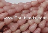 COP411 15.5 inches 6*10mm teardrop Chinese pink opal gemstone beads