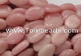 COP417 15.5 inches 8*12mm oval Chinese pink opal gemstone beads