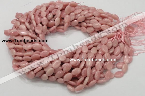 COP417 15.5 inches 8*12mm oval Chinese pink opal gemstone beads