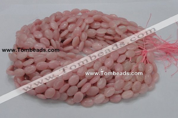 COP418 15.5 inches 10*14mm oval Chinese pink opal gemstone beads