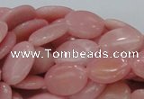 COP419 15.5 inches 14*18mm oval Chinese pink opal gemstone beads