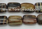 COP432 15.5 inches 13*18mm rectangle natural brown opal gemstone beads