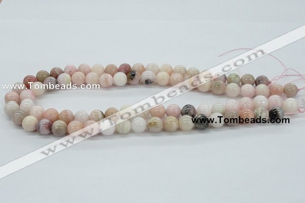 COP44 10mm smooth round natural pink opal beads Wholesale