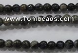 COP452 15.5 inches 6mm round natural grey opal gemstone beads