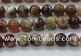 COP501 15.5 inches 8mm round natural red opal gemstone beads