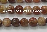 COP502 15.5 inches 10mm round natural red opal gemstone beads