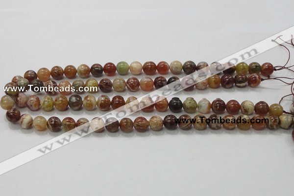 COP502 15.5 inches 10mm round natural red opal gemstone beads