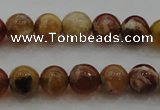 COP509 15.5 inches 6mm round natural red opal gemstone beads