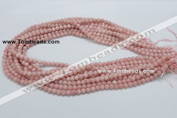 COP51 15.5 inches 5mm round natural pink opal gemstone beads