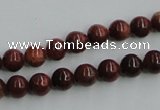 COP511 15.5 inches 8mm round red opal gemstone beads wholesale