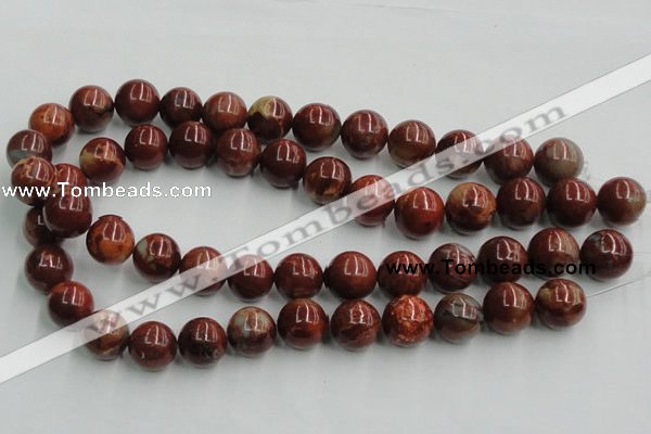 COP515 15.5 inches 16mm round red opal gemstone beads wholesale