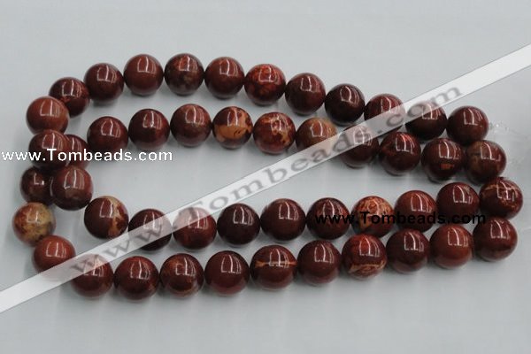 COP516 15.5 inches 18mm round red opal gemstone beads wholesale