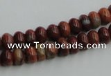 COP518 15.5 inches 5*8mm rondelle red opal gemstone beads wholesale