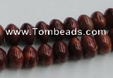 COP520 15.5 inches 7*12mm rondelle red opal gemstone beads wholesale