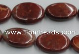 COP523 15.5 inches 18*25mm oval red opal gemstone beads wholesale