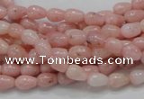 COP54 15.5 inches 5*8mm teardrop natural pink opal gemstone beads