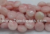 COP59 15.5 inches 6mm flat round natural pink opal gemstone beads