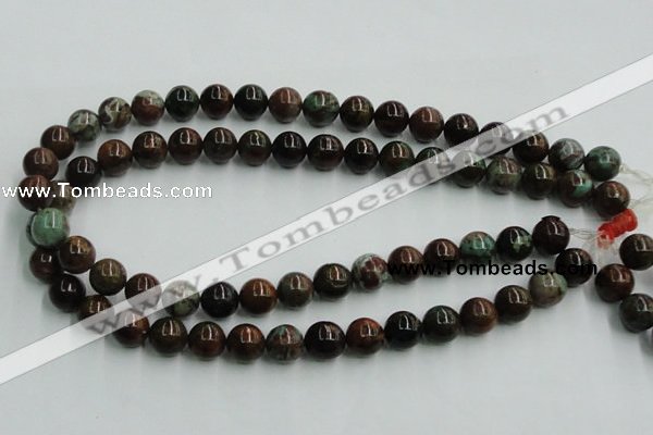 COP600 15.5 inches 12mm round green opal gemstone beads wholesale