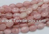 COP61 15.5 inches 6*8mm oval natural pink opal gemstone beads