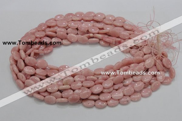 COP63 15.5 inches 10*14mm oval natural pink opal gemstone beads