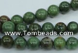 COP652 15.5 inches 8mm round green opal gemstone beads wholesale