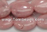 COP66 15.5 inches 18*25mm oval natural pink opal gemstone beads