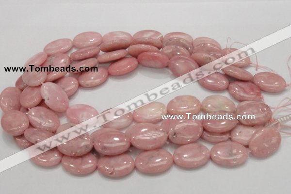 COP66 15.5 inches 18*25mm oval natural pink opal gemstone beads