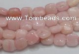 COP67 15.5 inches 8*8mm square natural pink opal gemstone beads