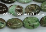 COP678 15.5 inches 13*18mm oval green opal gemstone beads