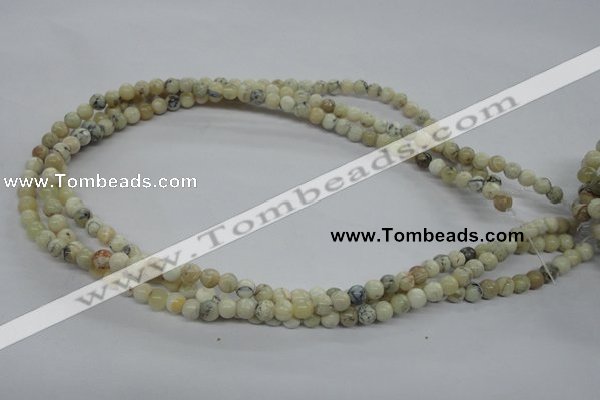 COP801 15.5 inches 6mm round natural African opal beads