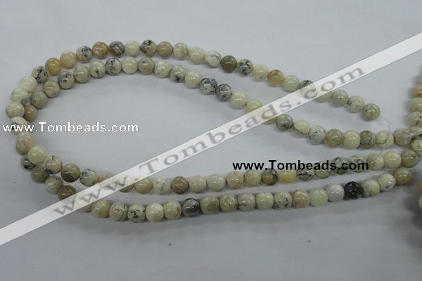 COP802 15.5 inches 8mm round natural African opal beads