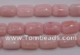 COP81 15.5 inches 8*12mm rectangle natural pink opal gemstone beads
