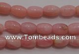 COP85 15.5 inches 4*6mm drum natural pink opal gemstone beads