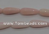 COP87 15.5 inches 8*20mm teardrop natural pink opal gemstone beads