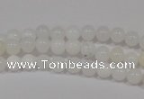 COP900 15.5 inches 6mm round natural white opal gemstone beads