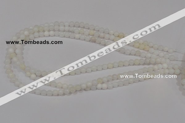 COP900 15.5 inches 6mm round natural white opal gemstone beads