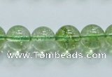 COQ02 16 inches 12mm round dyed olive quartz beads wholesale