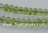 COQ20 16 inches 5*10mm rondelle dyed olive quartz beads wholesale