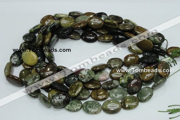 COS06 15.5 inches 15*20mm oval ocean stone beads wholesale