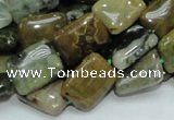 COS08 15.5 inches 12*16mm rectangle ocean stone beads wholesale