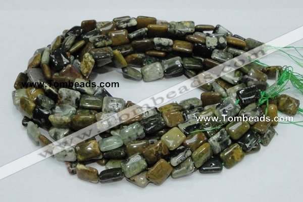 COS08 15.5 inches 12*16mm rectangle ocean stone beads wholesale