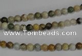 COS160 15.5 inches 4mm round ocean stone beads wholesale